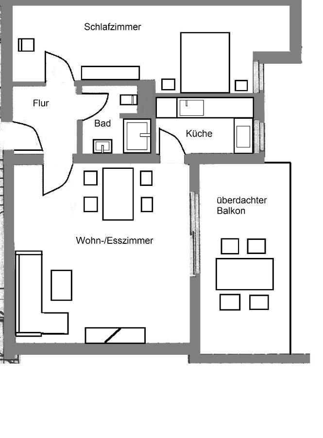 Ferienwohnung Frieda Mit Ueberdachtem Balkon Winterberg Eksteriør billede